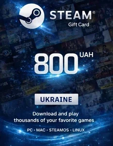 Steam Wallet Card 800 ₴
