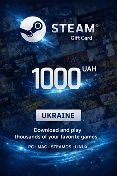 Steam Wallet Card 1000 ₴