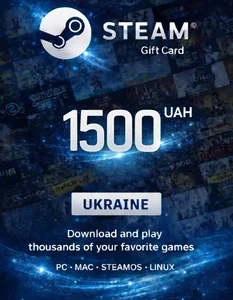 Steam Wallet Card 1500 ₴