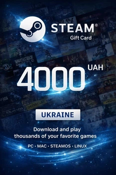 Steam Wallet Card 4000 ₴