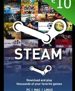 Steam Wallet Card €10 (Европа)