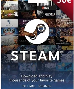 Steam Wallet Card €50 (Европа)