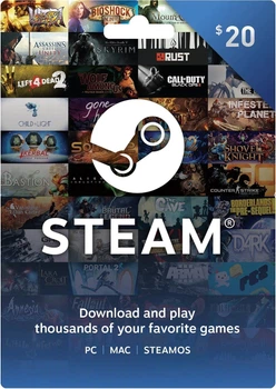 Steam Wallet Card $20